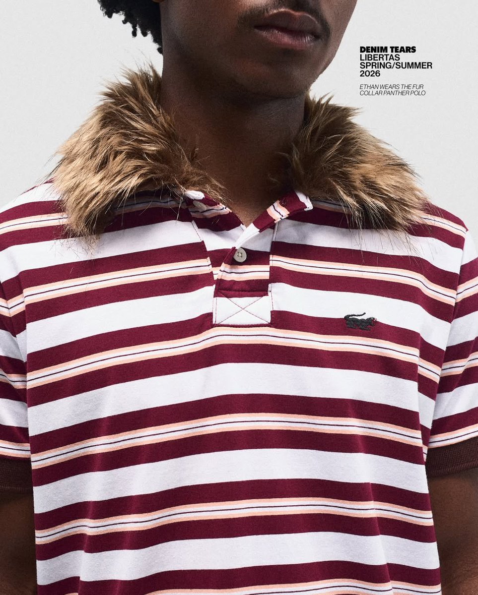 Denim Tears Fur Collar Polo Shirt (2026)