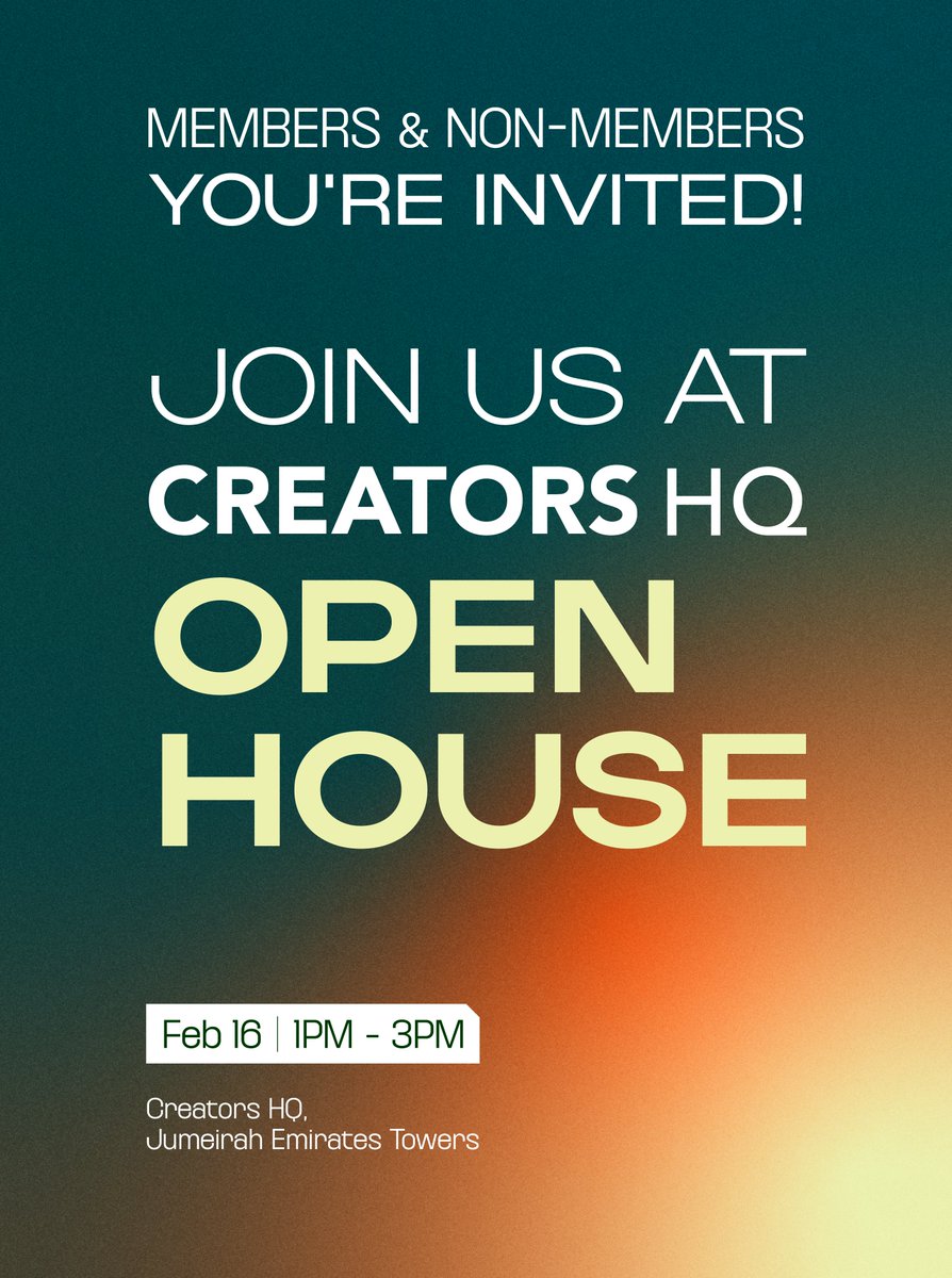 Creators HQ | مقر المؤثرين tweet media