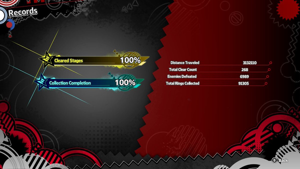 Update: I've finally 100% completed Shadow Generations meaning that I've beaten Sonic x Shadow Generations on the Nintendo Switch 1.