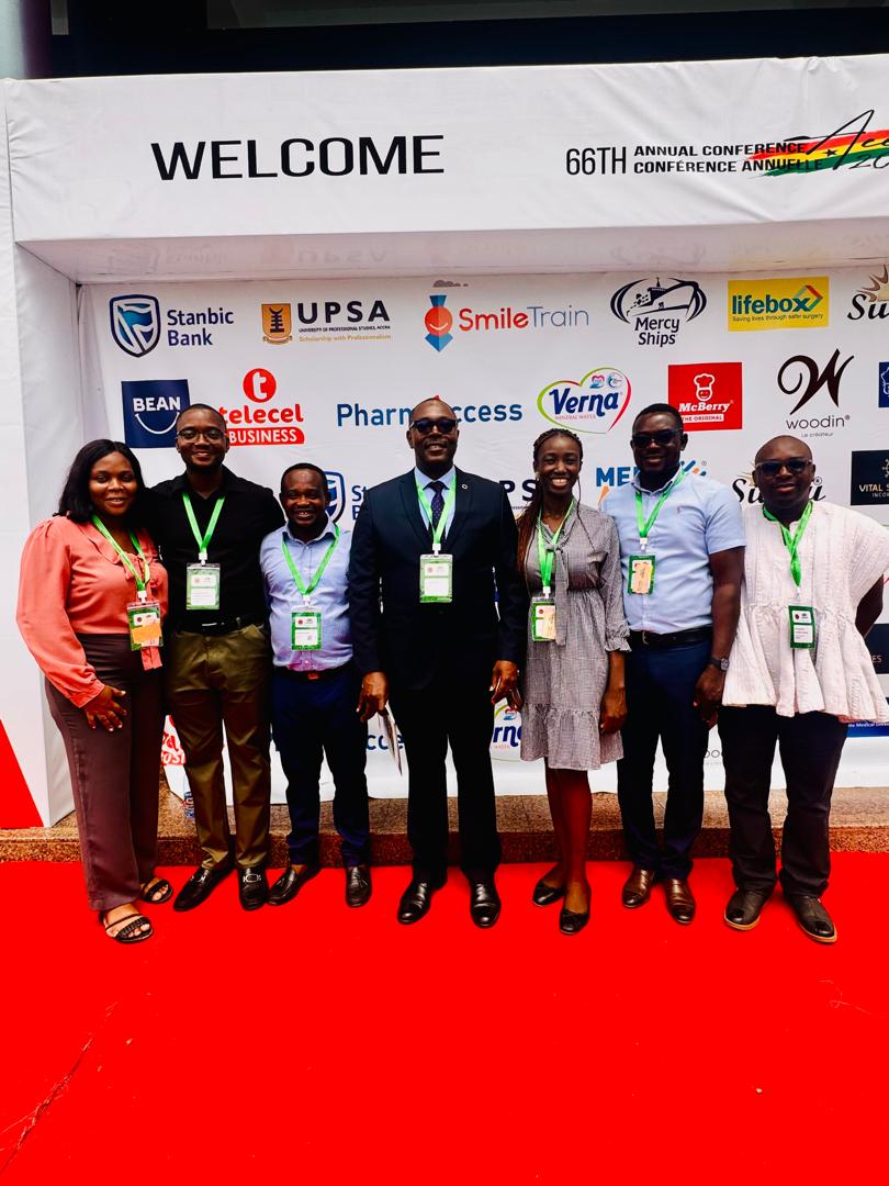 SOGOG_GH's tweet photo. New OBGYN Specialists at the WACS conference in Ghana poses with SOGOG's General Secretary. https://t.co/h24yAmZue4