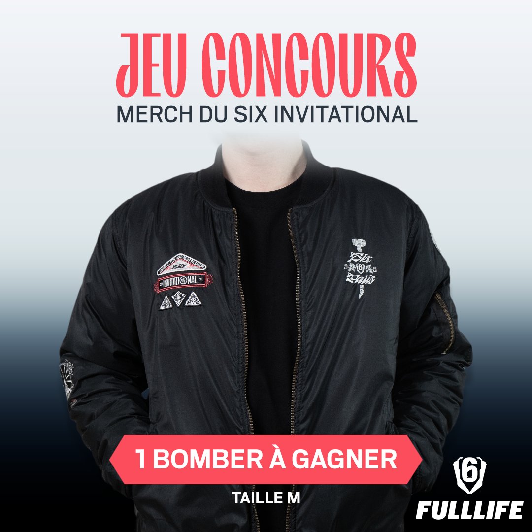 Rainbow6FR's tweet image. 🎁 JEU CONCOURS 🎁

On profite du merch exclusif du Six Invitational fait par @Fulllife_fr pour vous faire gagner 1 bomber ! 🧥

Tout le merch est à retrouver au pop-up jusqu'au 15 février 👀

Pour tenter de gagner :
❤️ Like le post
💬 Commente ta map R6 préférée
✔️ Abonne-toi à