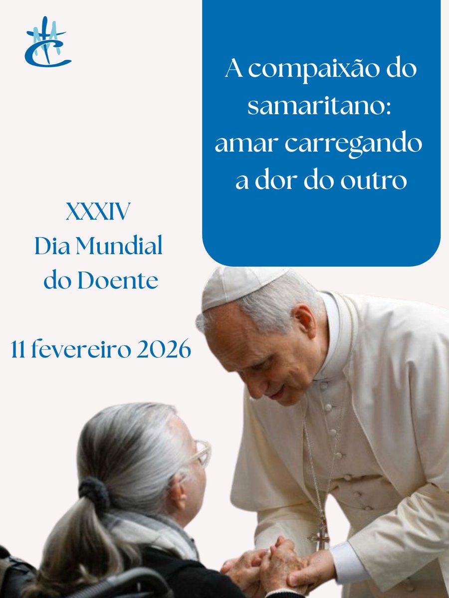 🇵🇹 No Dia Mundial do Doente 🤍, o Papa Leão XIV lembra o bom samaritano: um olhar atento e compassivo, como o de Jesus. Servir ao próximo é amar a Deus com obras 🙏. Que nunca falte em nós o espírito samaritano.
#Consolação #FamiliaConsolação #DMDoente #Consolai