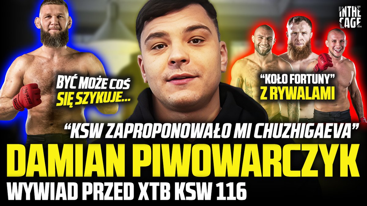 🆕 Damian PIWOWARCZYK - ZAJĄC-LEŚKO-IBRAGIM czyli "Koło Fortuny" z KSW | Nowy kontrakt? Turniej KSW? [WYWIAD] 🔗 youtu.be/ba96n1mkhmg

<a href="/damsyn_mma/">Damian Piwowarczyk</a> <a href="/FightUniq/">Uniq Fight Club</a> <a href="/KSW_MMA/">KSW</a> #KSW116