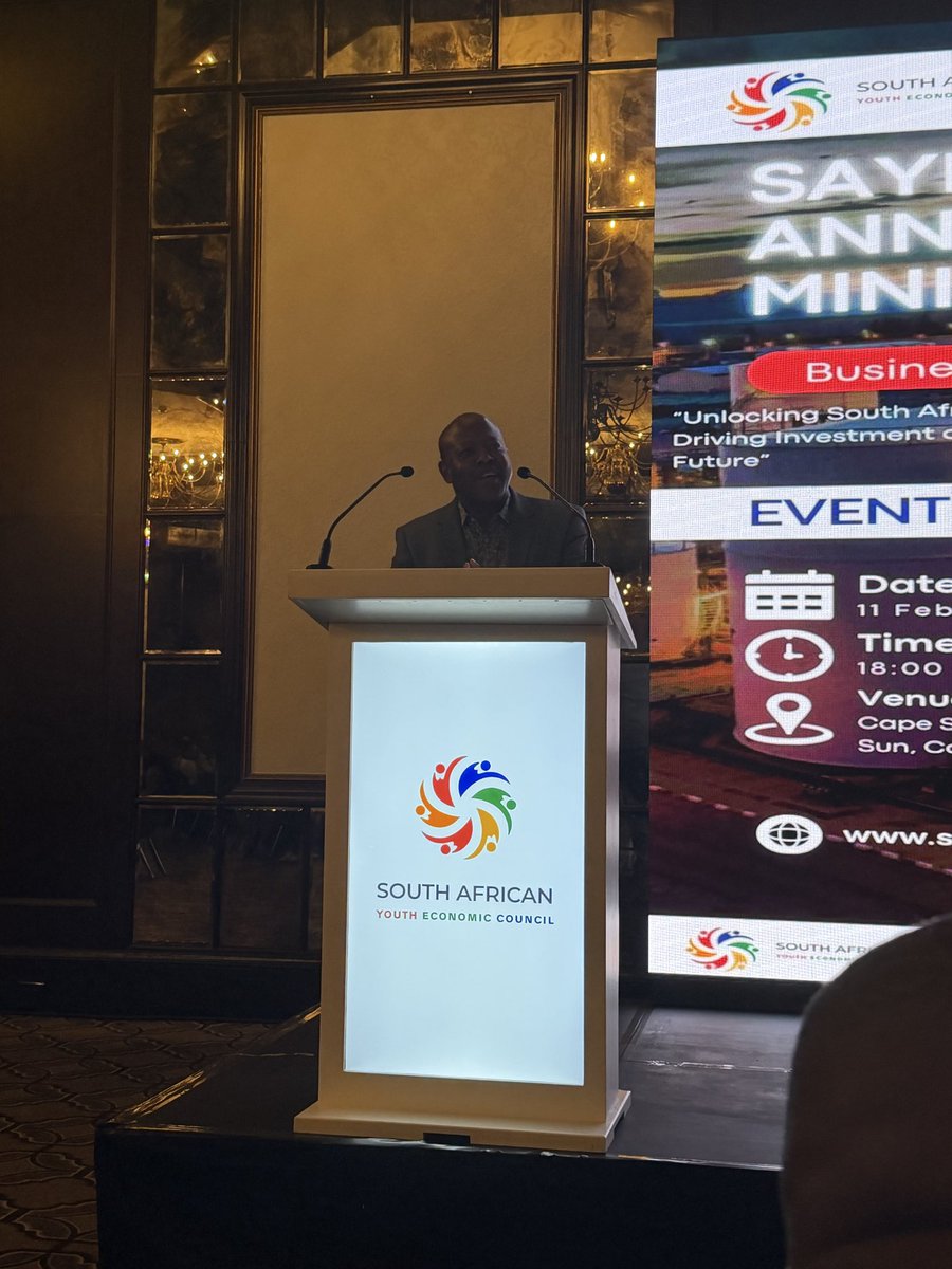 VuslatBayoglu's tweet photo. ‘Lesotho has 4 diamond mines and they contribute 8-10% of the country’s GDP.’ 
says Minister of Natural Resources of Lesotho, Mohlomi Moleko at South African Youth Economic Council’s annual Mining Indaba event. @SAYouthEconomic 
#sayec #MiningIndaba2026 https://t.co/Kayf7zLAZl