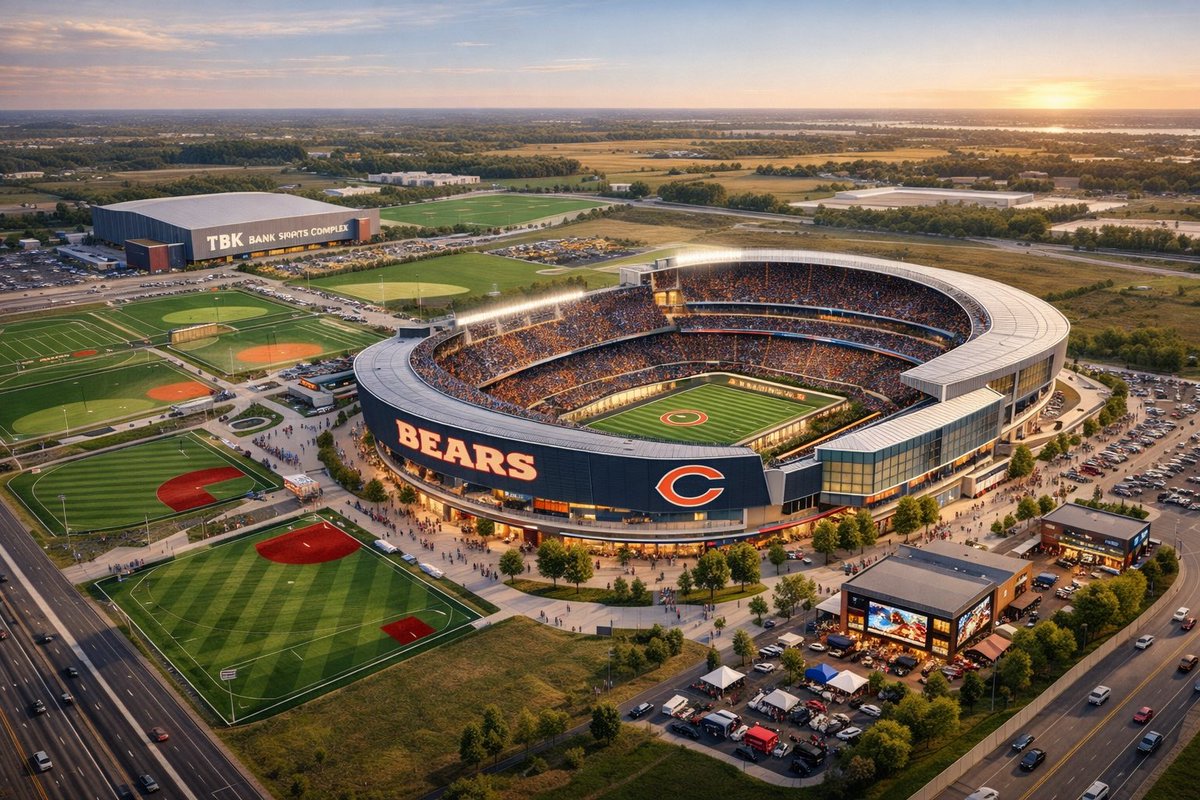 ptboeye's tweet photo. @HAWK_GUYS @KenJacobySports Bettendorf Bears. Right next to the youth sports mecca of the world. https://t.co/yQQ4UPYRBK