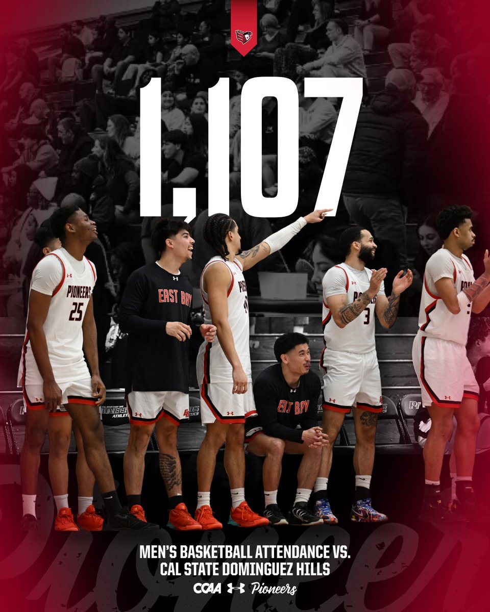 🍿: Thank you, FANS! The No. 2️⃣ Pioneers are drawing record-breaking crowds and appreciate your support! 

It was a SUPER PIONEER WEEKEND in the Bay!

#bEBold | #ncaadii | #basketball | #bayarea