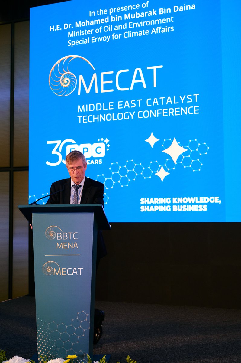 EuroPetro's tweet photo. And #MECAT is officially on!

After a warm welcome from COLIN CHAPMAN, President, Euro Petroleum Consultants, we kicked off the first session with incredible energy and insights. 🌟

A huge thank you to our moderator and to our speakers!

#Innovation #Hydroprocessing #Catalysts https://t.co/uHlOiEDHtS