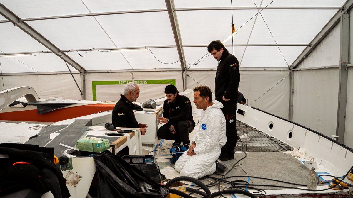 Sodebo_Voile's tweet photo. 𝐃𝐞𝐬 𝐧𝐨𝐮𝐯𝐞𝐥𝐥𝐞𝐬 𝐝𝐞 𝐒𝐨𝐝𝐞𝐛𝐨 𝐅𝐢𝐟𝐭𝐲 ⛵​
 
Pendant que Sodebo Ultim 3 naviguait autour du monde pour le Trophée Jules Verne, son petit frère Sodebo Fifty, était en chantier au sein de sa base lorientaise.

Retour en images sur ces derniers mois intenses. 👀 https://t.co/nbgEMQO4OI