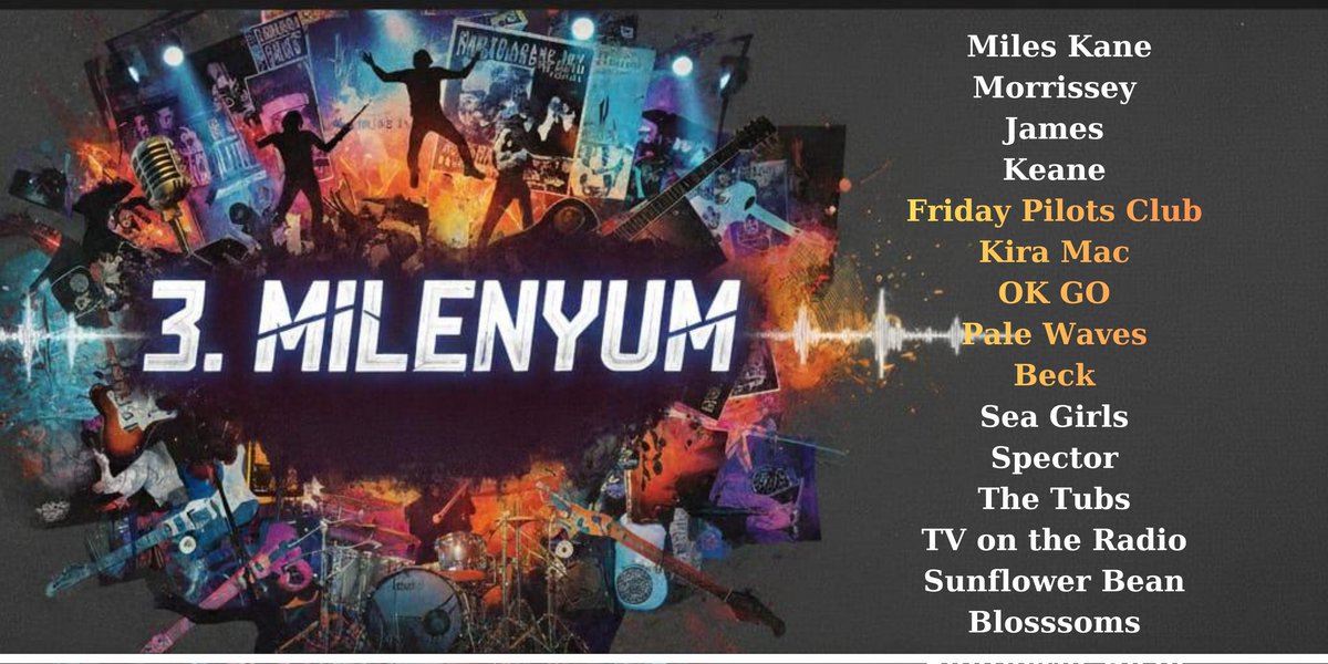 231. Bölüm 
Alternatif rocktan indie rocka, post-punk türünden brit popa kadar son Milenyum'da yayımlanmış rock şarkıları bu akşam saat 22.05'te <a href="/silakoc__/">Sıla Koç</a> un sunumuyla <a href="/3milenyum1/">3. Milenyum</a> de. 3. Milenyum,  TRT Radyo 3'te.