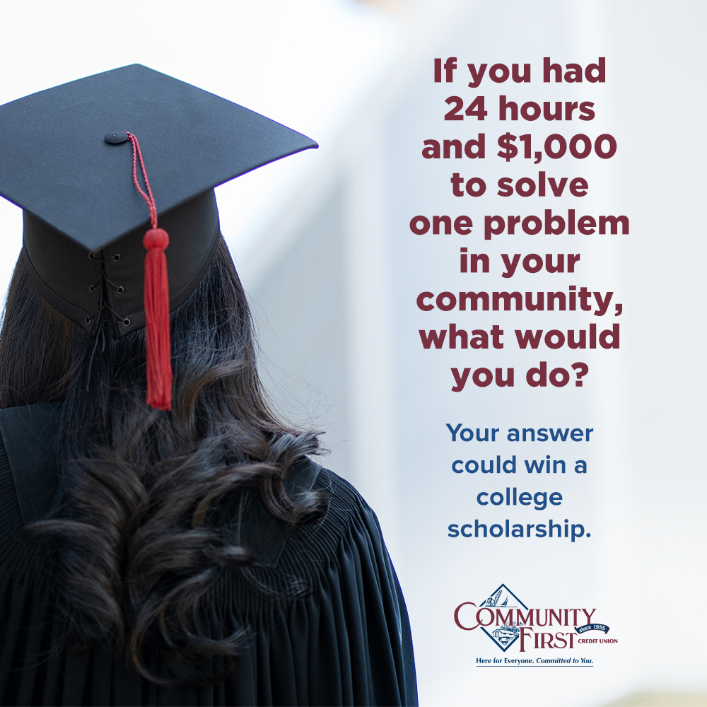 If you had 24 hours and $1,000 to solve a problem in your community… what would you do? Your answer could win a college scholarship.
cfcua.com/2026-college-s…