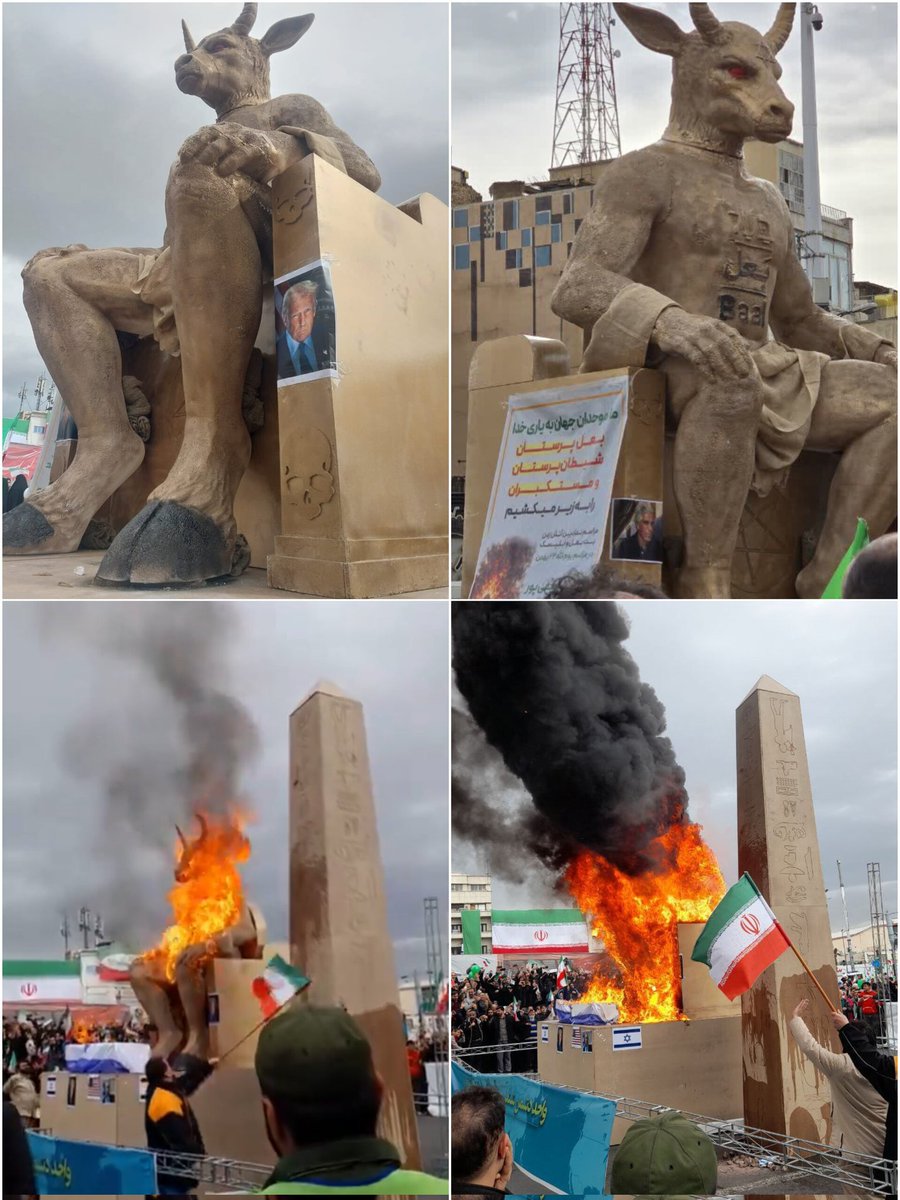 mohammadBTK's tweet photo. پیشنهاد یه پویش دارم 
هر ایرانی این دو سمبل رو به صورت کوچک شده در اندازه کف دست یا یک عروسک تهیه کنند یا درست کنند و در تاریخی مخصوص همه آن را آتش بزنند و در فضای مجازی پخش کنن 
@_Mahdiyar313 https://t.co/qROJpfECA7
