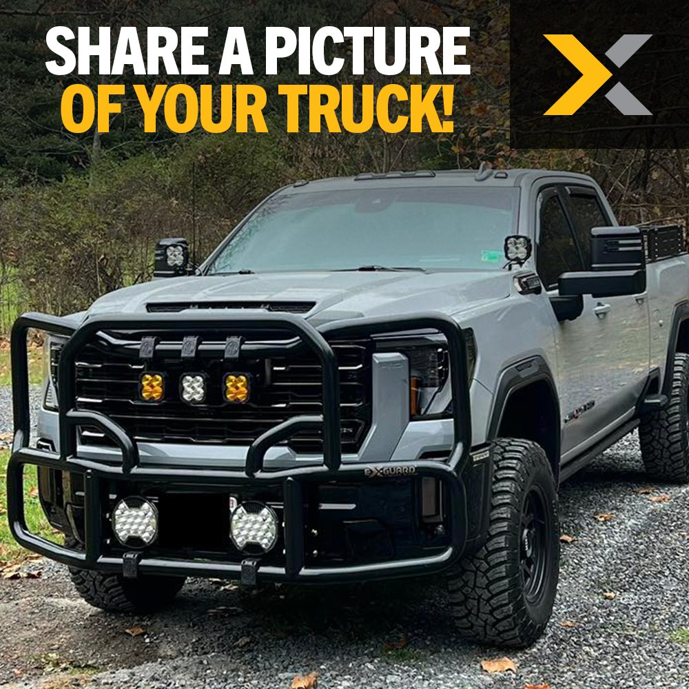 ex_guard's tweet image. Adam Johnson recently shared photos of his GMC® with the Ex-Guard® FX-50G3-GM2320. Thanks for sharing, Adam, sweet truck!

Find Your Perfect Guard Here ow.ly/M3k250YcUeS

#ExGuard #NeverYieldToDowntime #FX50G3GM2320 #GMC