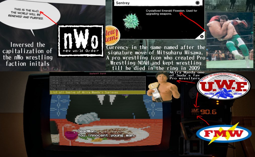 2 hours into ROMEO IS A DEADMAN and Suda51 is just getting in all of his pro wrestling references as always