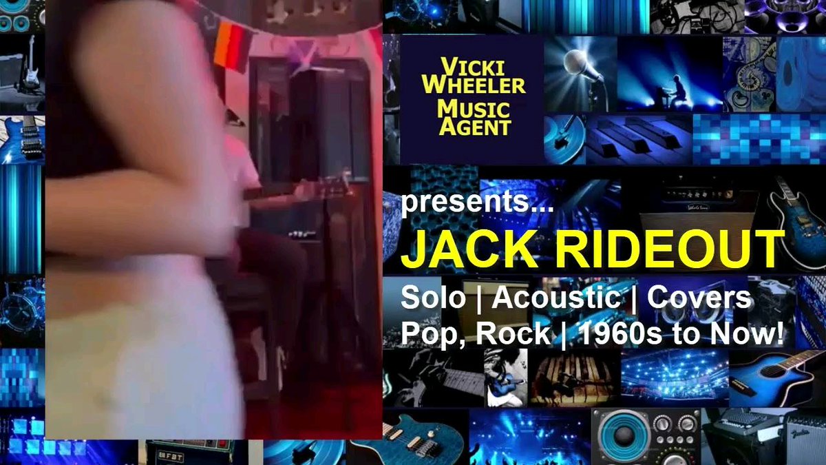JACK RIDEOUT

Solo | Acoustic | Covers | Pop, Rock | 1960s to Now!

youtu.be/zSx8Z046KQk

For more information and bookings please call 07966 360887 or see buff.ly/ieZc710