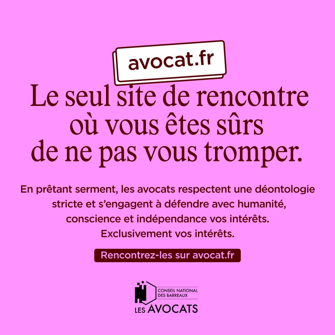 CNBarreaux's tweet image. Pour cette #SaintValentin, oubliez les coups de cœur virtuels.

⚖️ Un avocat n’est pas un simple “match” algorithmique ;
💬 Ce n’est pas une suggestion automatique  ;
🤝 C’est un choix de confiance.

Parce que lorsqu’il s’agit de vos droits, mieux vaut être sûr de son choix.