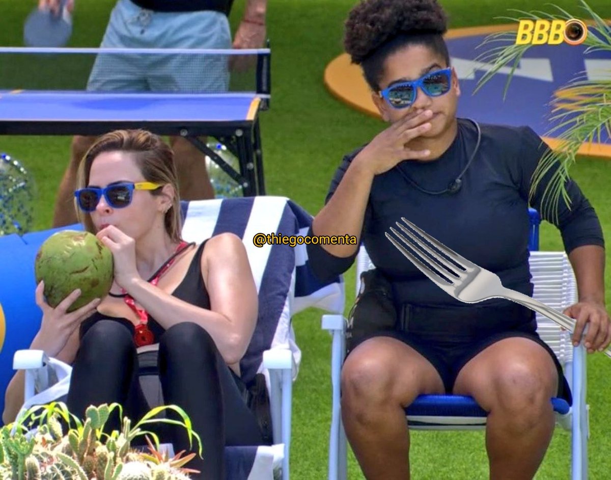 thiegocomenta's tweet photo. - ontem ana paula eliminou a sarah 
- hj a milena expulsou a sol 

SÃO ELAAAAAASSS CRLH  #BBB26 https://t.co/d2Z71nsD4t