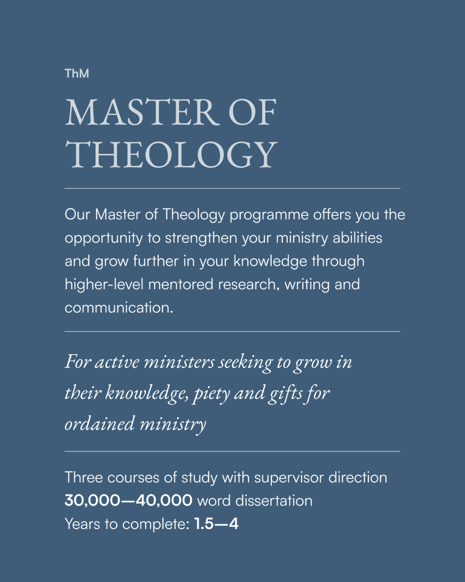 Westminster Seminary UK tweet media