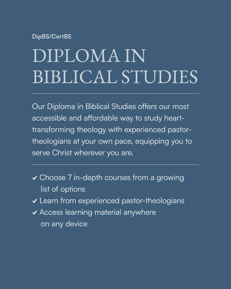 Westminster Seminary UK tweet media