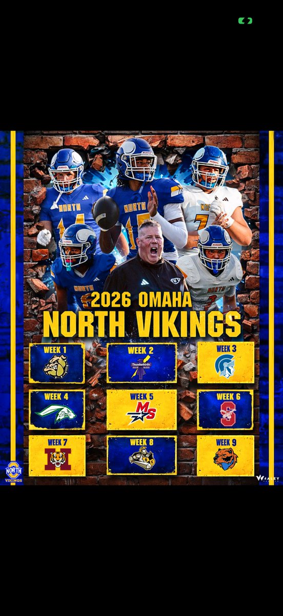 Omaha North High School Football tweet media