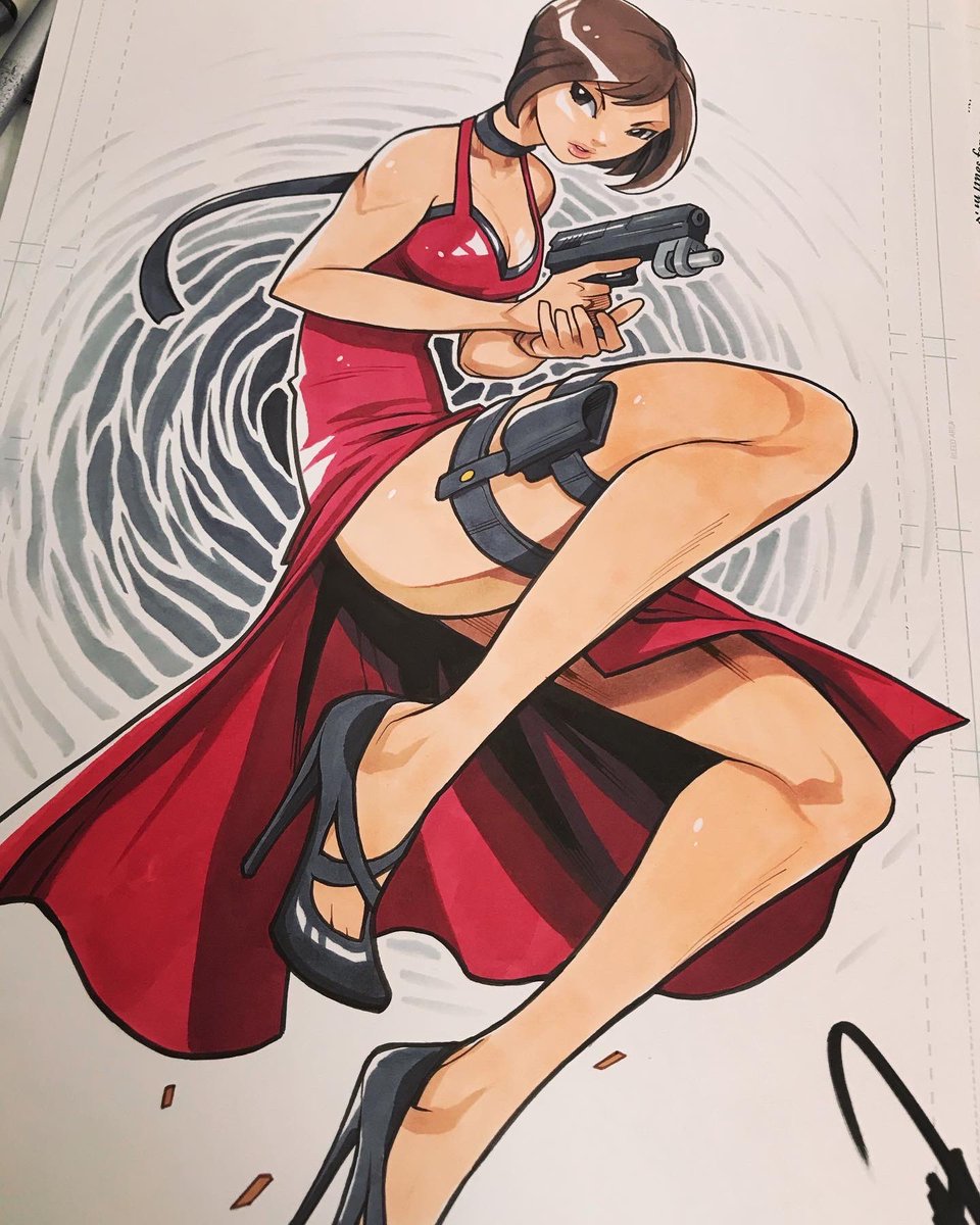 「Here are some Resident Evil Copic Marker」|Edwin Huangのイラスト