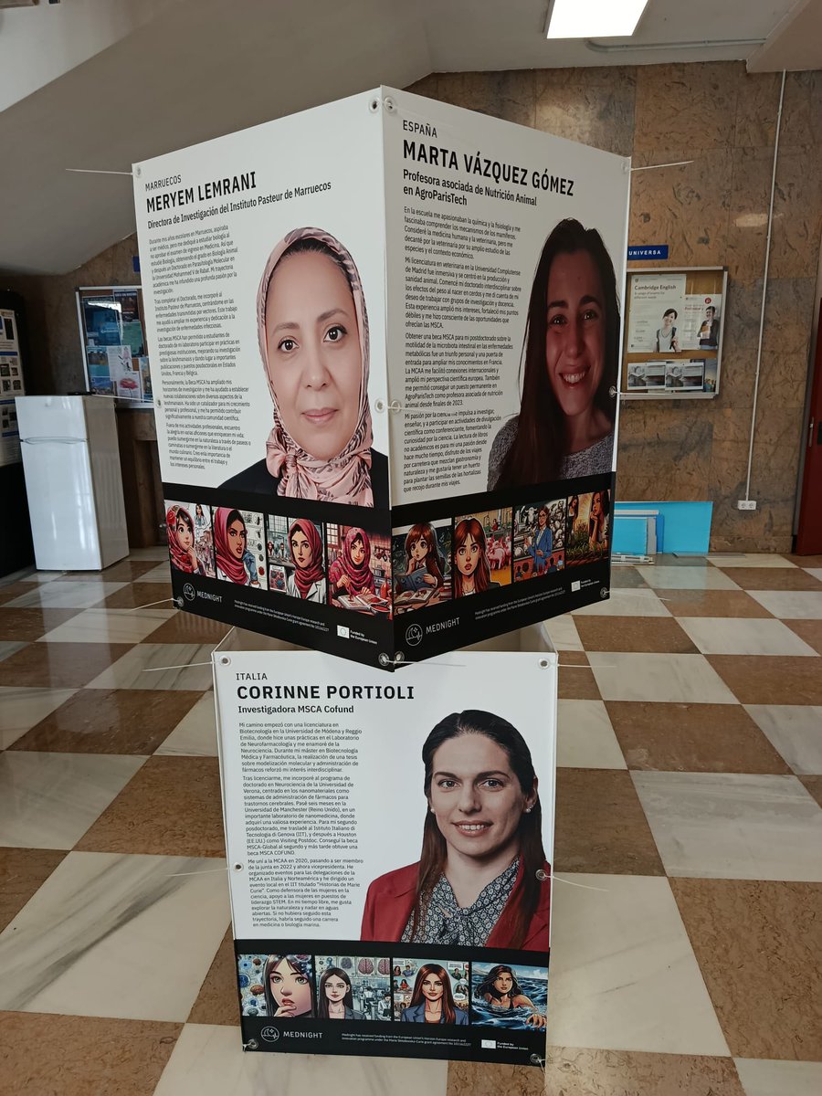 MednightEu's tweet photo. To mark the 11th of February, International Day of Women and Girls in Science,the exhibition “Marie Curies of the Mediterranean” has been inaugurated at the Faculty of Sciences of the University of Zaragoza. It will remain open to visitors until March 26.
#11F #womeninscience https://t.co/nQByriK9Nz