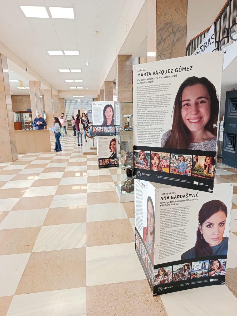 MednightEu's tweet photo. To mark the 11th of February, International Day of Women and Girls in Science,the exhibition “Marie Curies of the Mediterranean” has been inaugurated at the Faculty of Sciences of the University of Zaragoza. It will remain open to visitors until March 26.
#11F #womeninscience https://t.co/nQByriK9Nz