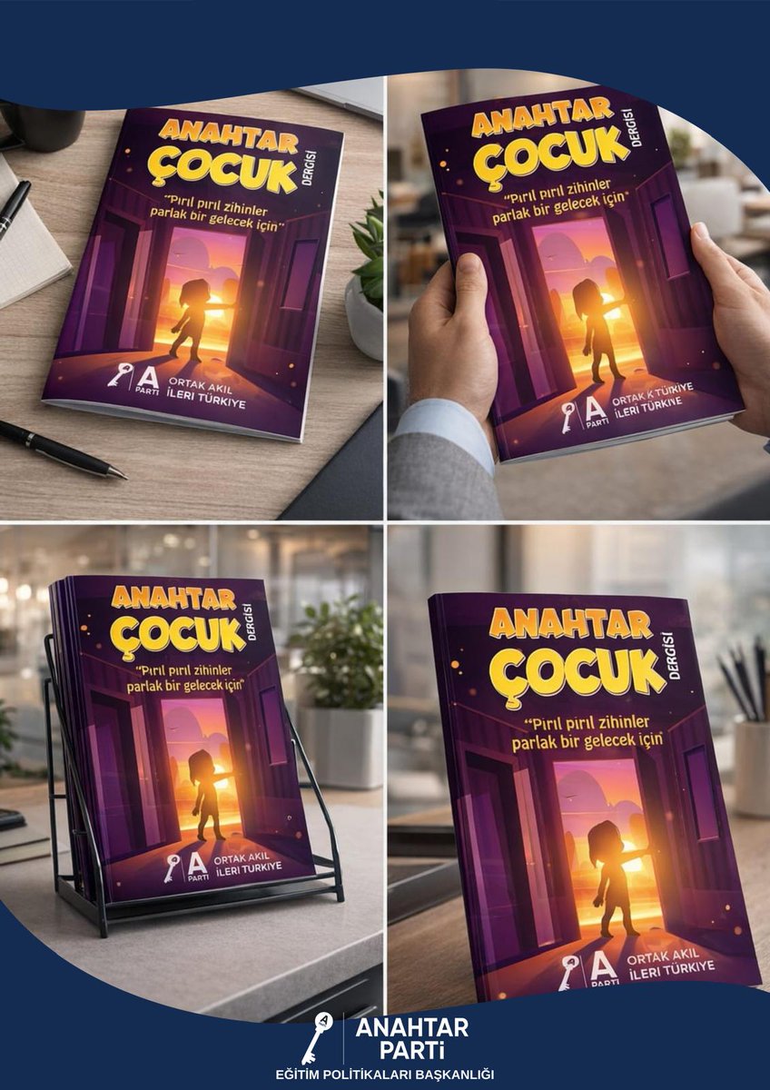 Anahtar Çocuk Dergimiz çıktı!
Bilgiyi, değeri ve umudu çocuklarımızla buluşturuyoruz.
Çünkü geleceğin anahtarı, bilinçli ve güçlü nesillerde.

#AnahtarParti #AnahtarÇocuk #GelecekBizim