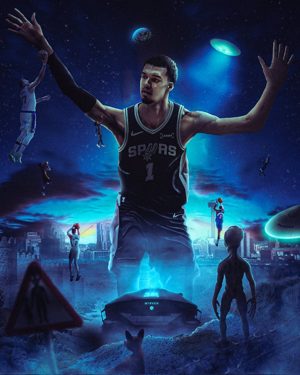 mtrvch's tweet photo. Wemby graphic 👽

#GraphicDesign #NBAAllStar #NBAX #Wemby #art #posters #smsports https://t.co/9p7IM319LL