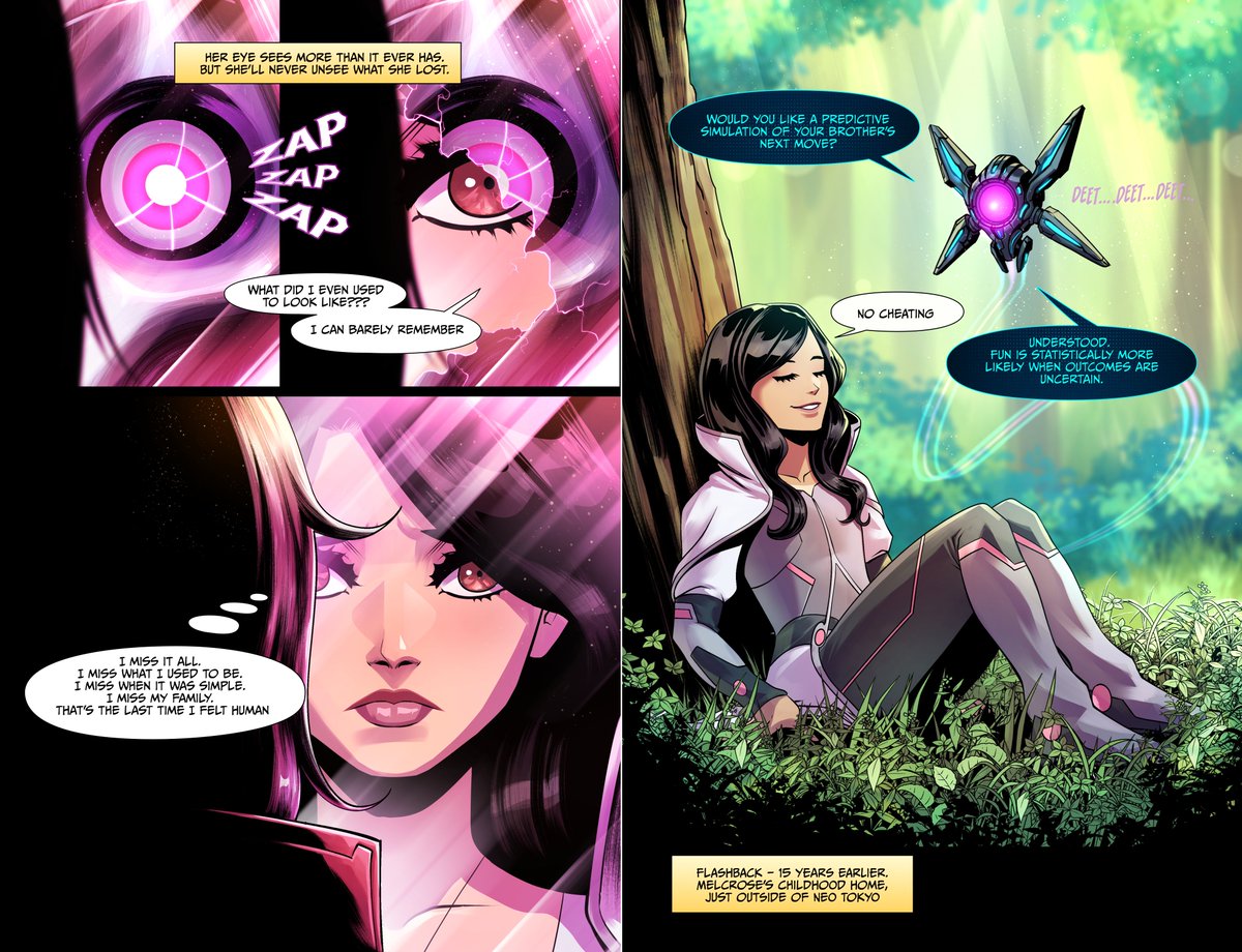 Our comic "NiFe WARS #1" is finally here and available for PRE-ORDER! 🤯

In this explosive debut, you'll be plunged into the raw and emotional origin of Melcrose. 

A young fighter whose world is violently shattered when the ruthless Gray Alliance descends. 

Forced to flee