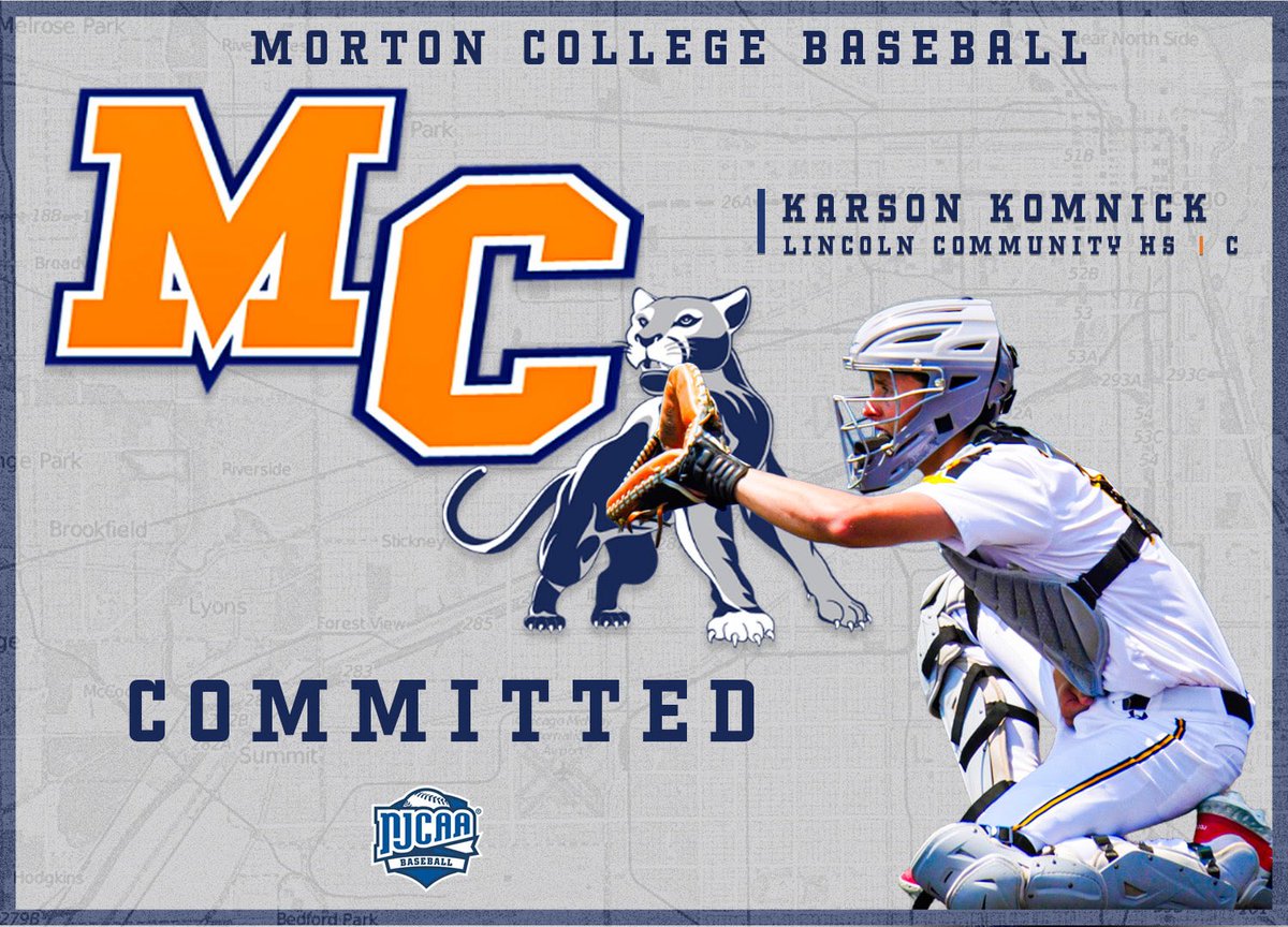 KarsonKomnick's tweet image. I am blessed to announce that I will be continuing my academic and athletic careers at Morton College. I’d like to thank god, my family, my friends, and especially my coaches for everything they have done.Go Panthers
@MCPbaseball