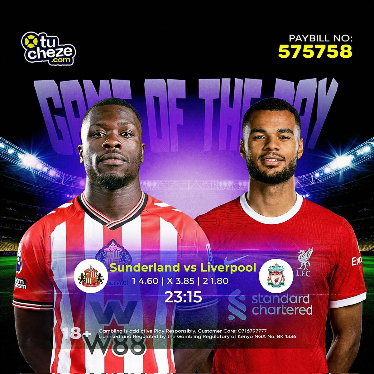 tucheze_com's tweet photo. Sunderland vs Liverpool
Sunderland are unbeaten in their last 13 home matches across all competitions.
Liverpool, meanwhile, have struggled recently, managing just 1 win in their last 7 Premier League games.
Win Big π https://t.co/U2r9Vqnb3g
#Tucheze #HomeOfWinners #PremierLeague