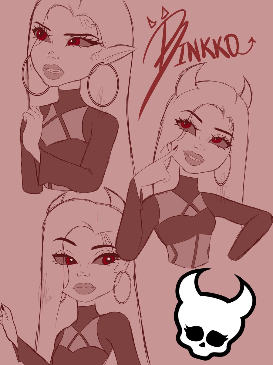 bunnibubb's tweet photo. drawing this made me realize how big their heads are in the movies 😭😭💔

#MonsterHigh #MonsterHighfanart #MonsterHighOC https://t.co/BP7M6FQBZH