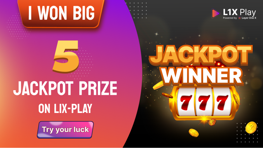 xjitroy's tweet photo. ๐ฐ I just won 5 L1XP on L1X-Plays Jackpot Spin with @LayerOneX ๐
Try your luck โ https://t.co/TIEglHIhV0
#LayerOneX #L1XPlay https://t.co/Bb0wRqV0FS