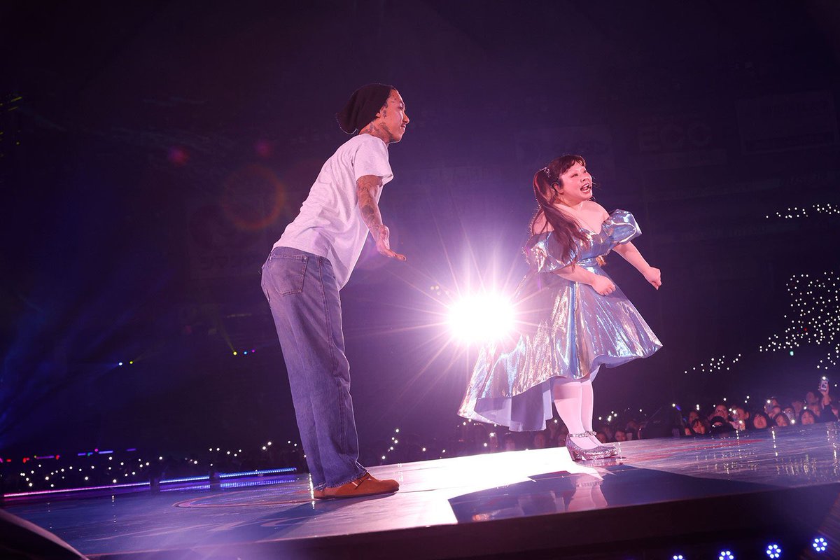 panyu____'s tweet photo. #渡辺直美20東京ドーム
@littlethunderr @naomicity703 
東京ドームTシャツもGETしたし、
little thunder Tシャツもお気に入りだったから、その衣装で出て来てくれて嬉しかった😇��🏻
うにょ席神だった💫 https://t.co/HeN4rP5npc
