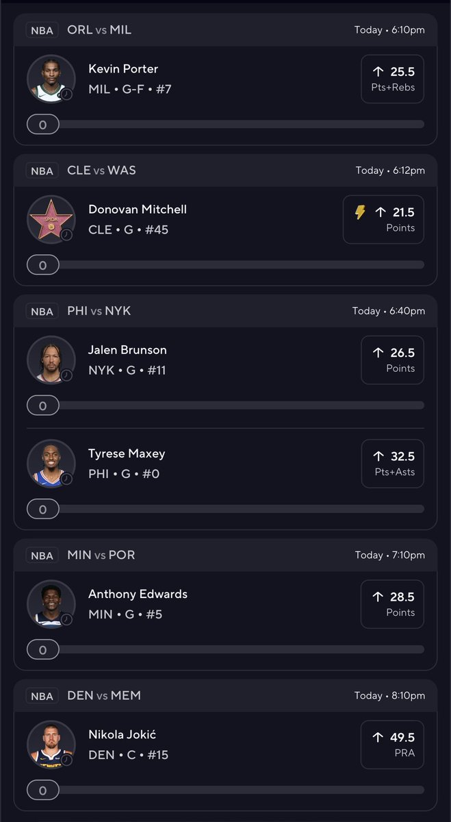 _CRSanchez's tweet photo. Mitchell discount ⚡️

#PrizePicksNBA #PrizePicks #GamblingX #NBA https://t.co/DBAoB7S0Wt