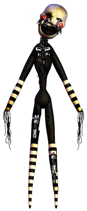 Redesigning Scraptrap to be a more destroyed Springtrap would be like taking the other Salvaged and turning them into this.