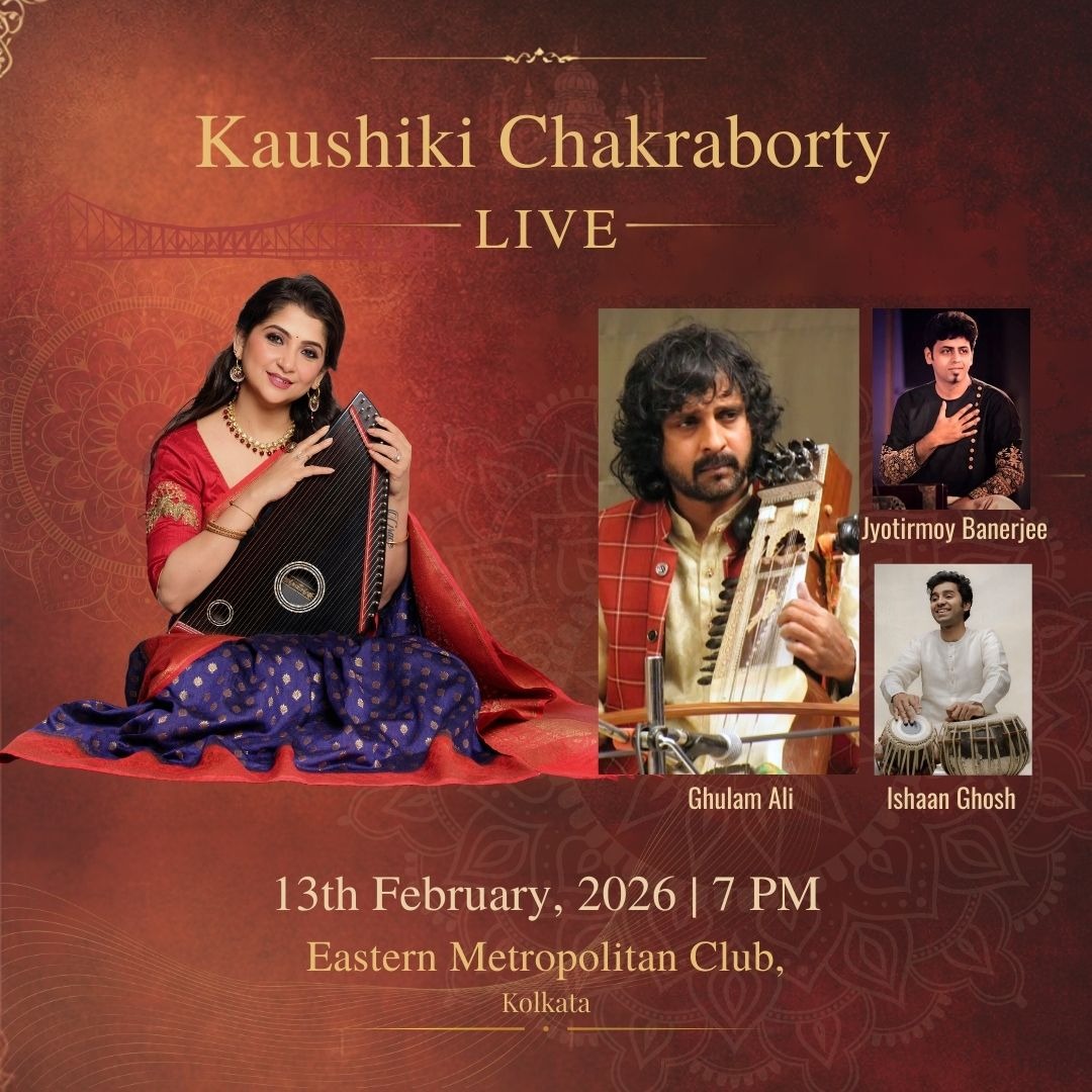 GhulamAliDelhi's tweet photo. Performance with Vidushi Kaushiki chakraborty Ji , Tabla Ishan Ghosh, Harmonium jyotimoy Benarjee,
at 13th February in Kolkata Bangal https://t.co/8ZVcOnR5dj