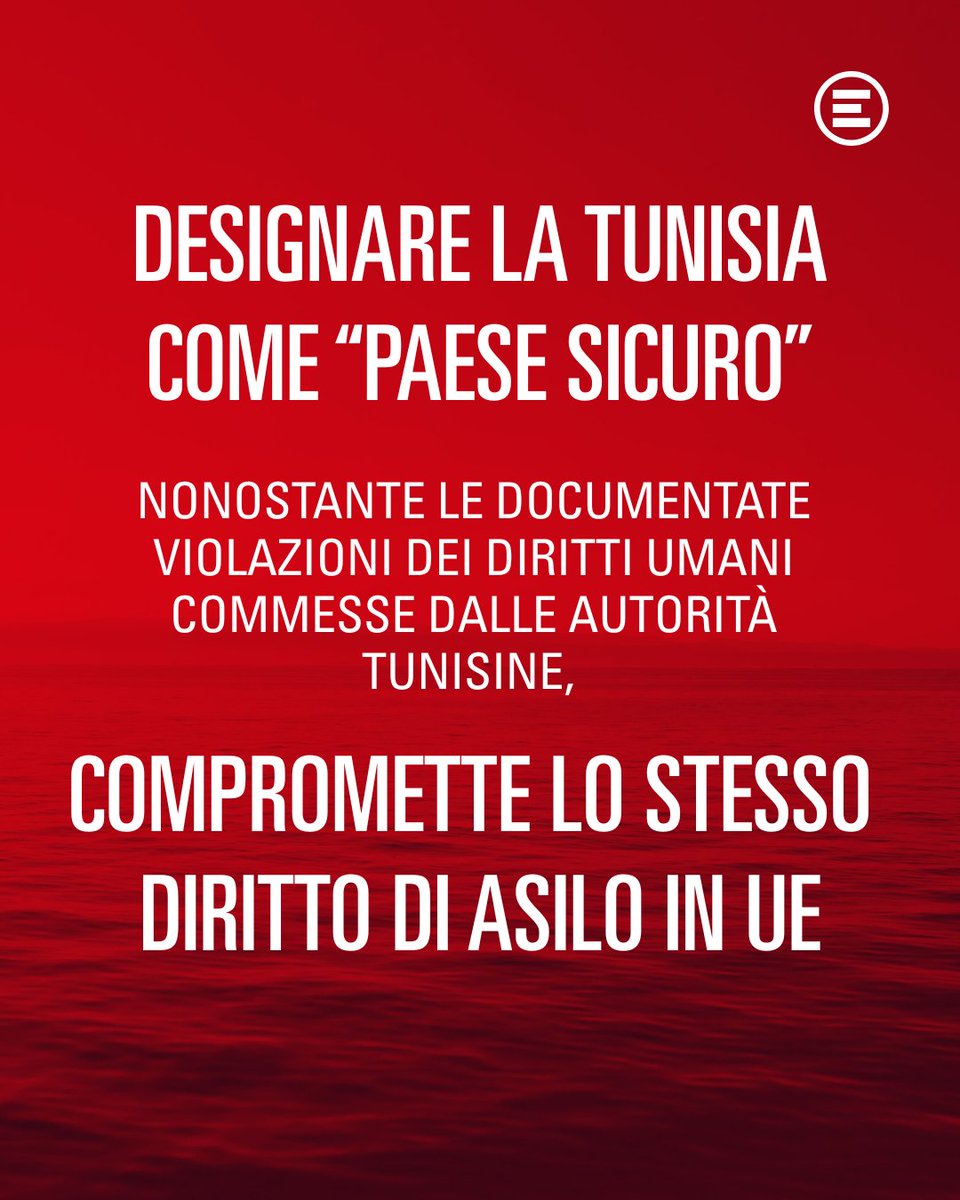 Designare la #Tunisia come "Paese sicuro", nonostante le documentate violazioni dei diritti umani commesse dalle autorità tunisine, compromette lo stesso #dirittodiasilo in #UE. Leggi il nostro appello: emergency.it/comunicati-sta…