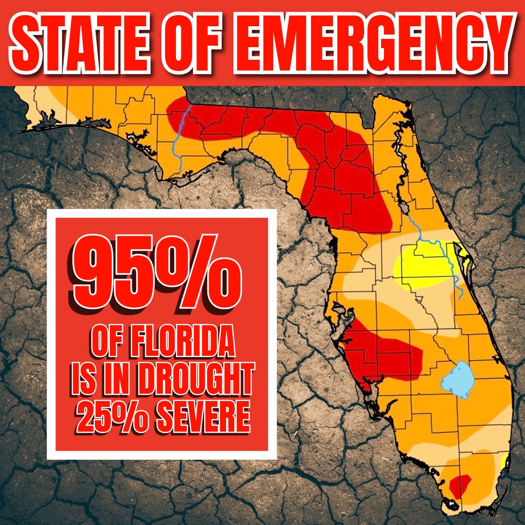 WeatherProf's tweet image. Overwhelming #cold &amp;amp; #freeze has caused extensive damage to our agriculture - ~Billion in losses - on top of extreme #drought has prompted a State of Emergency for #Florida. But what does that mean? It means our farmers will have access to help quickly, to ease the burden and