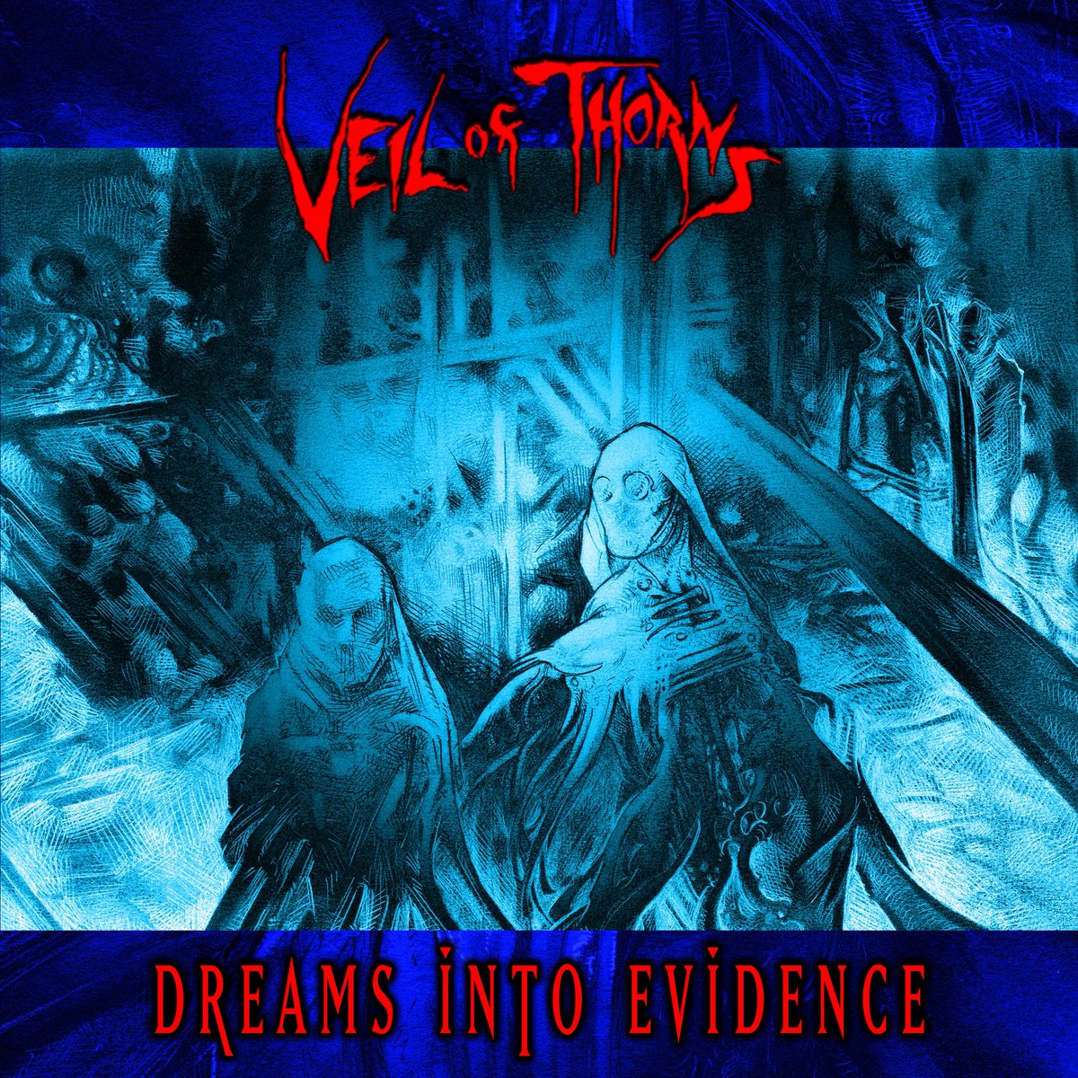 WraithProd's tweet photo. Cover art for the new Veil of Thorns single “Dreams Into Evidence”. Artwork by P. Emerson Williams. https://t.co/3f9Ywkkg00