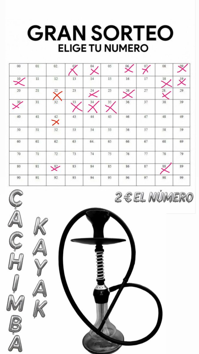 Chavales ando con esta rifa bien fresca, están volando los números no te quedes sin el tuyo 😊🔥