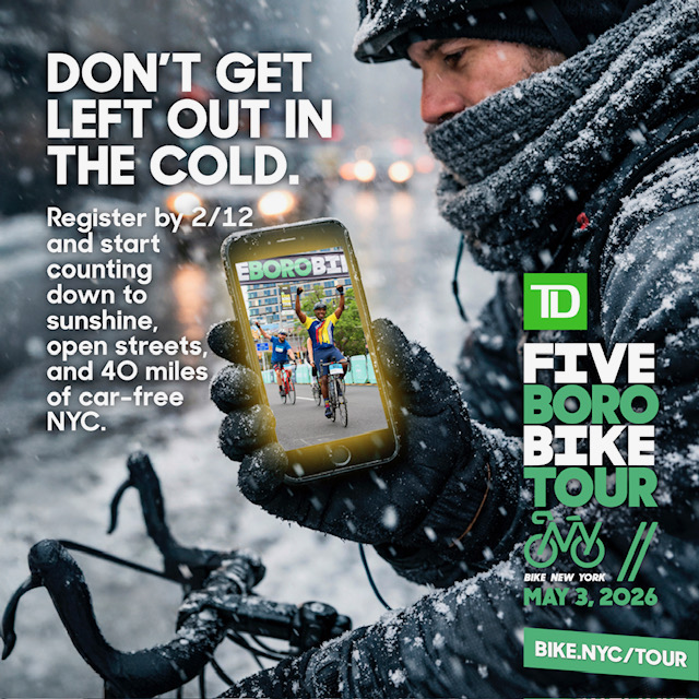 bikenewyork's tweet photo. Don’t wait — prices increase February 12 at 11:59 PM.
Secure your spot at the best price today. Link to register https://t.co/AklnWn12Mw

#TDFBBT https://t.co/1jZ7f1xgsf