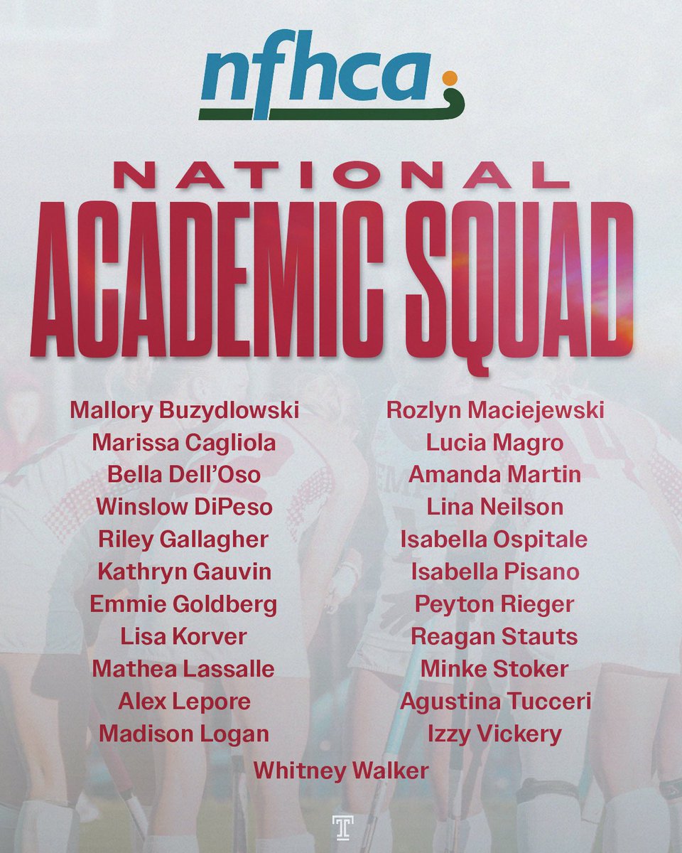 Temple Field Hockey tweet media