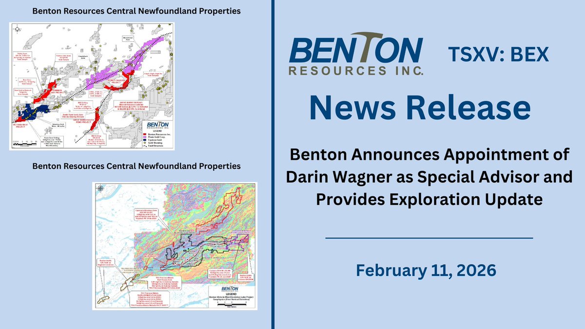 Benton Resources tweet media