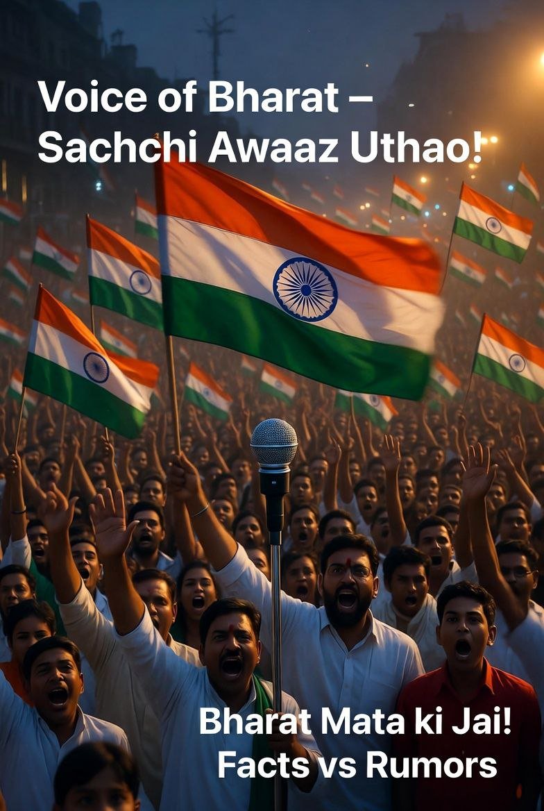 "🇮🇳 Bharat Mata ki Jai! Voice of Bharat mein sabki awaaz suni jayegi – facts only, no rumors! 🔥
Aaj Lok Sabha mein garam debate: Rahul Gandhi ne India-US interim trade deal ko 'one-sided' bola, kaha 'Bharat Mata bech di gayi' – farmers, energy security, data sab compromise hue.