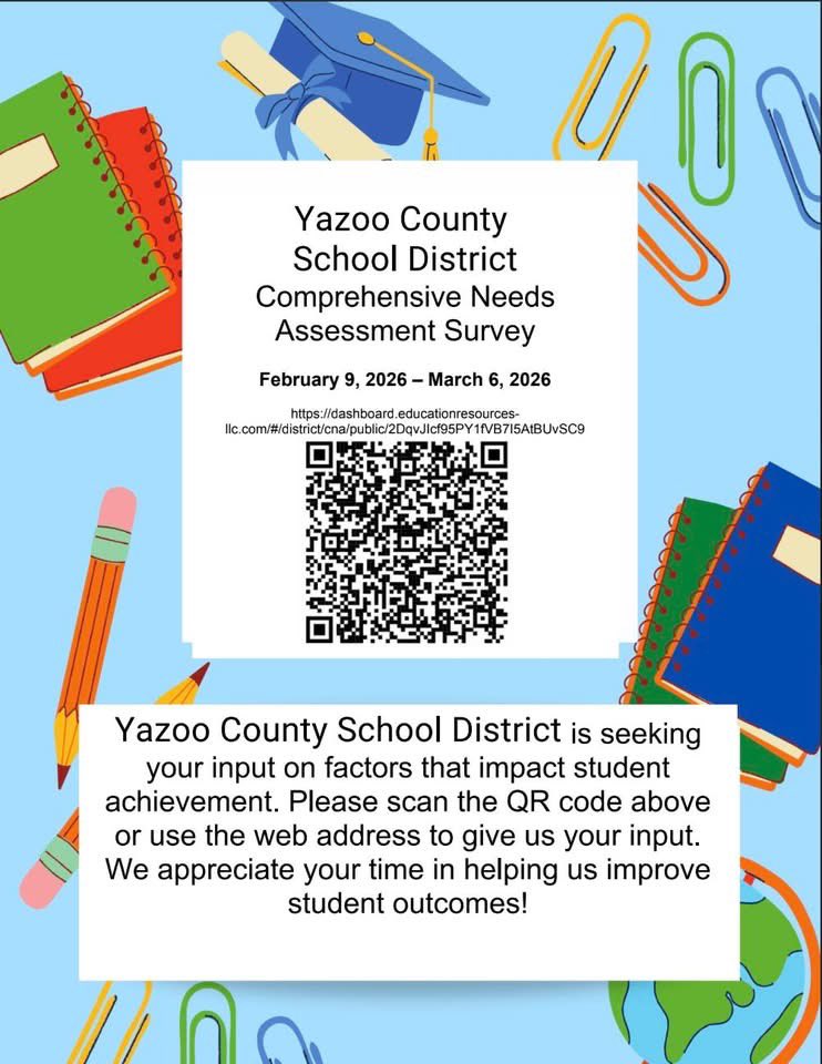 Yazoo County School District tweet media