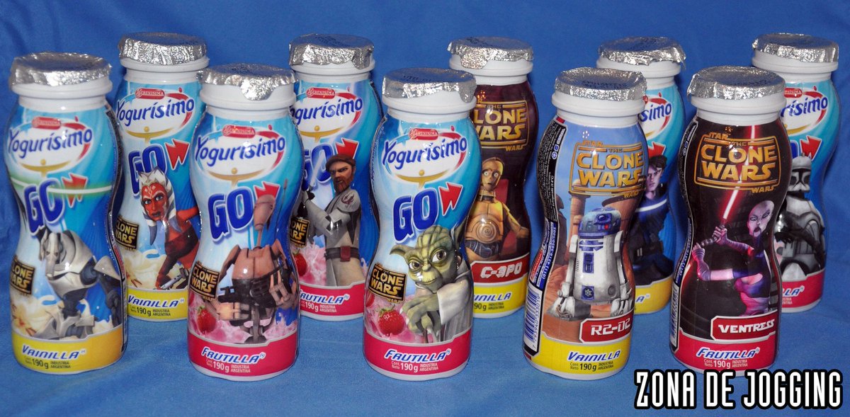 Promo de yogurisimo y Star Wars Clone Wars (año 2010).
#StarWars #starwarsclonewars