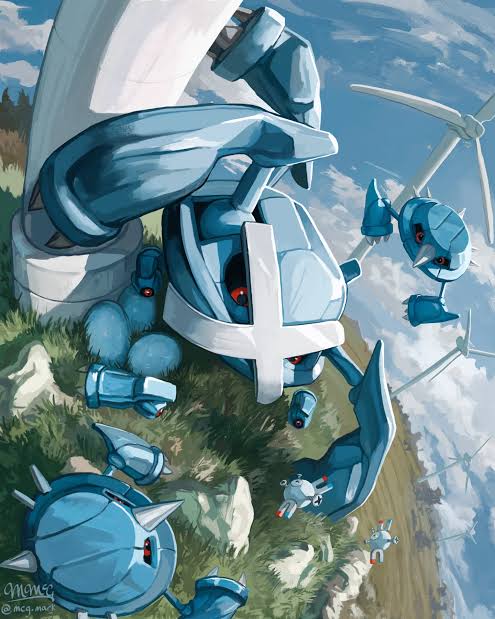 SpaM_Suken's tweet photo. @Eric_Lostie Mi primo y yo hemos jugado más de 10 randomlockes en el añil, de esas 10 veces, unas 4 ocasiones Metagross me acompañó en la aventura, el cual es mi Pokémon favorito al que llamo Juggernaut. https://t.co/pAmXPljyPQ