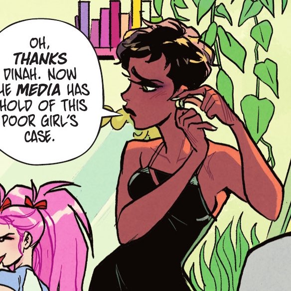 selinavibez's tweet image. it makes me really sad that selina got wasted in this run bc she looks sooo cute 😭