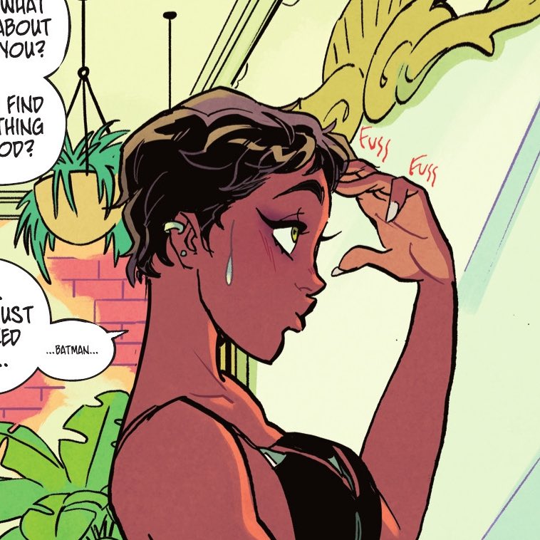 selinavibez's tweet image. it makes me really sad that selina got wasted in this run bc she looks sooo cute 😭